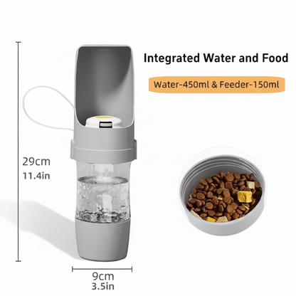 BetterLivingPets™ 2-in-1 Travel Water & Food Bottle (For Pets)